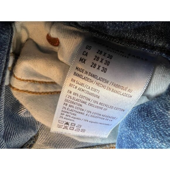 American Eagle Flex Denim Jeans Athletic Fit 28x30 Mens 28 x 30 Stretch - Picture 5 of 8